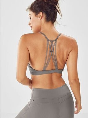 Fabletics Camila Seamless Bra in Clay